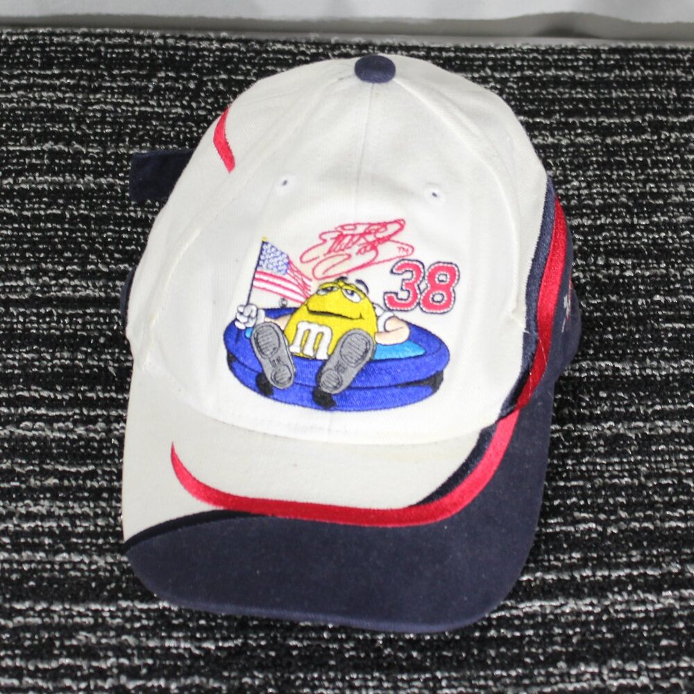 Vintage 2003 M&M Elliot Sadler Nascar Youth Hat Chase Authentics